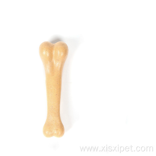 Bone Shape Pet Toys Beef Molar Training Wood